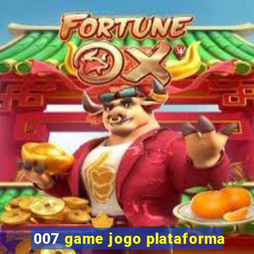 007 game jogo plataforma